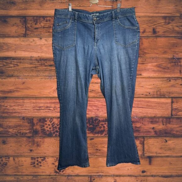 5 for $25🔥Lane Bryant Denim Bootcut Jeans Size 24 - Picture 1 of 7